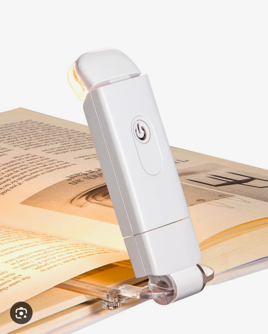 Rechargeable LED Book Light – 3 Color Modes & 5 Brightness Levels – Ultimate Night Reading Comfort